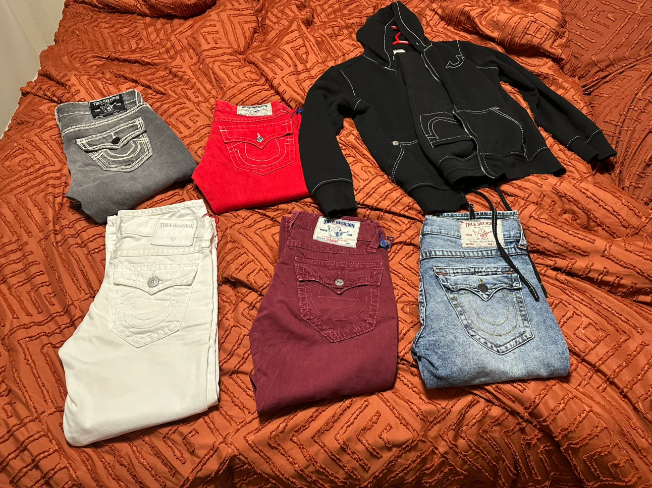 True Religion Jeans & Hoodie Bundle