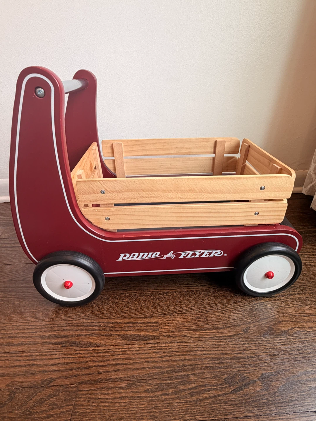 Radio Flyer Wagon with Wooden Bin