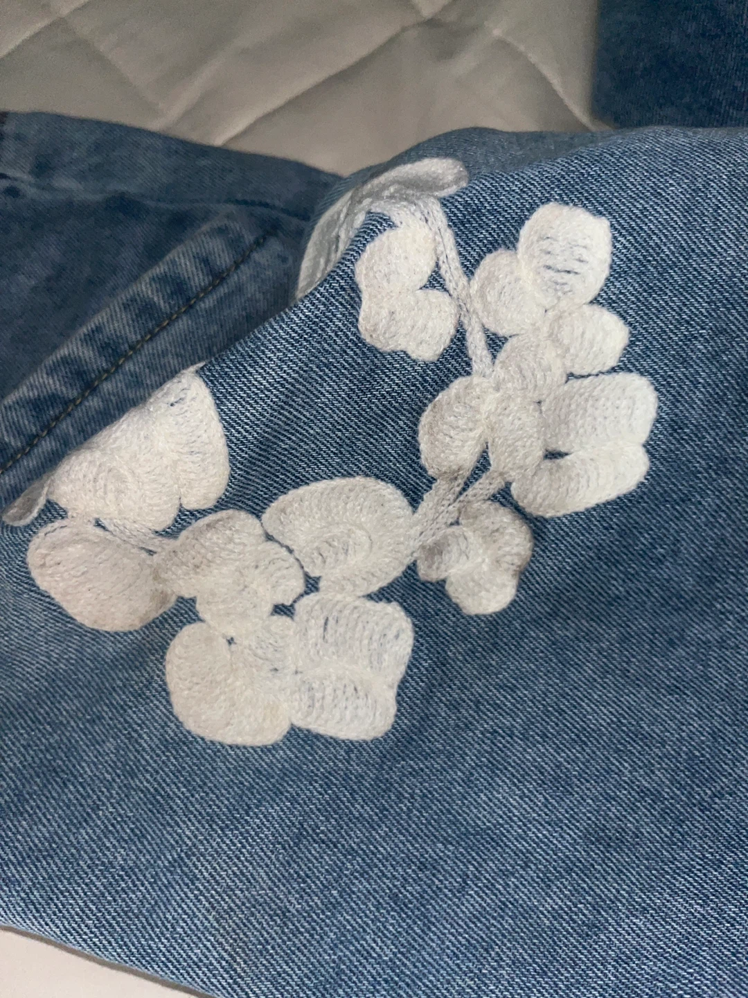 SUPER RARE Denim tears Cotton embroidery Jeans - photo 3