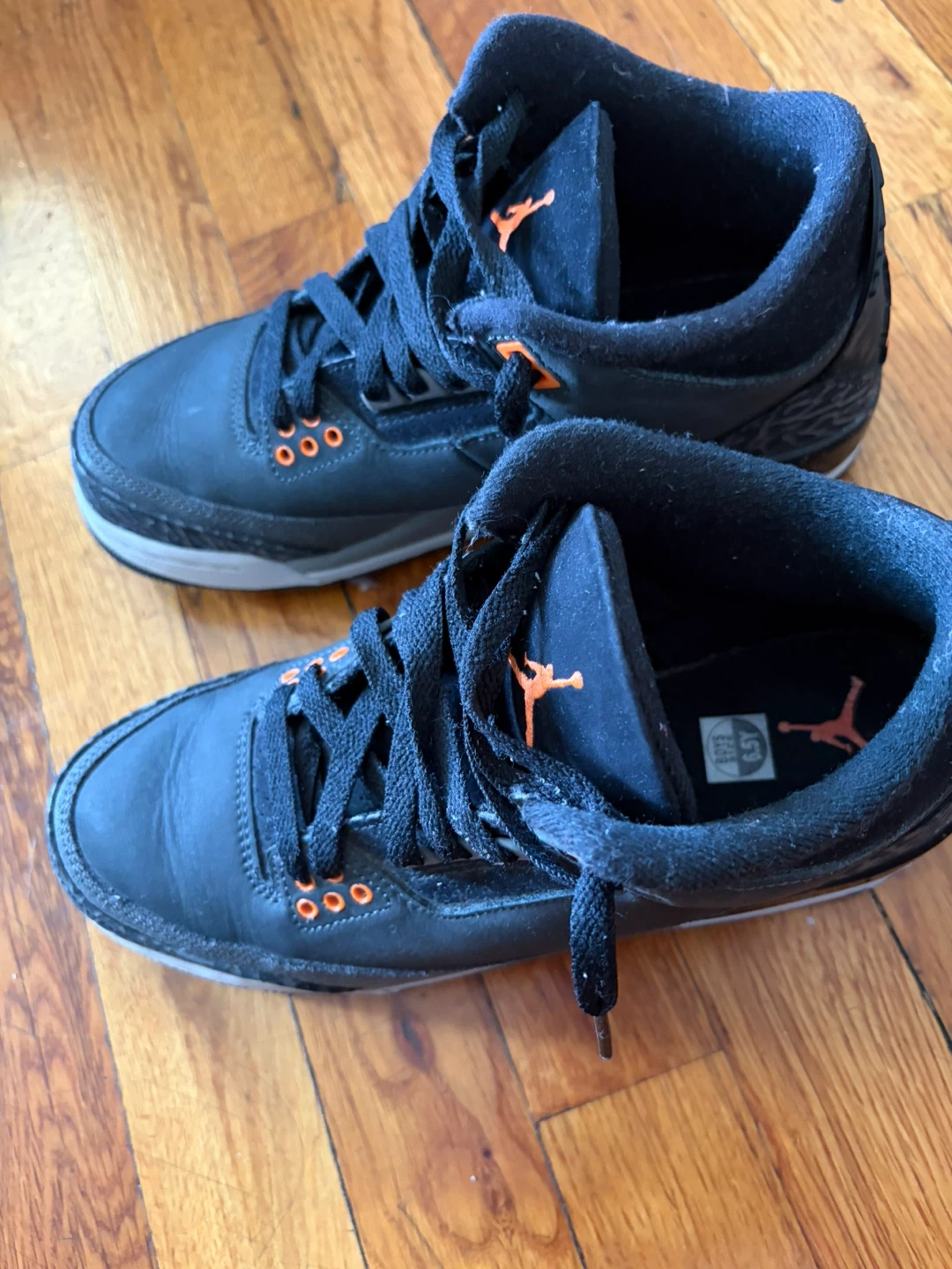 Air Jordan 3 Retro GS "Orange Cement" Black