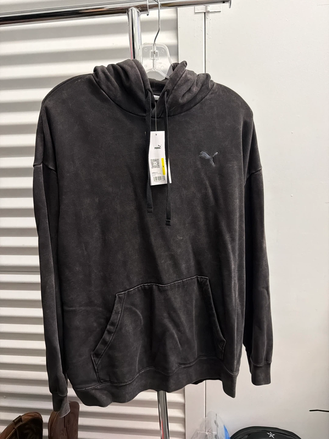 Puma Acid Wash Hoodie - Medium