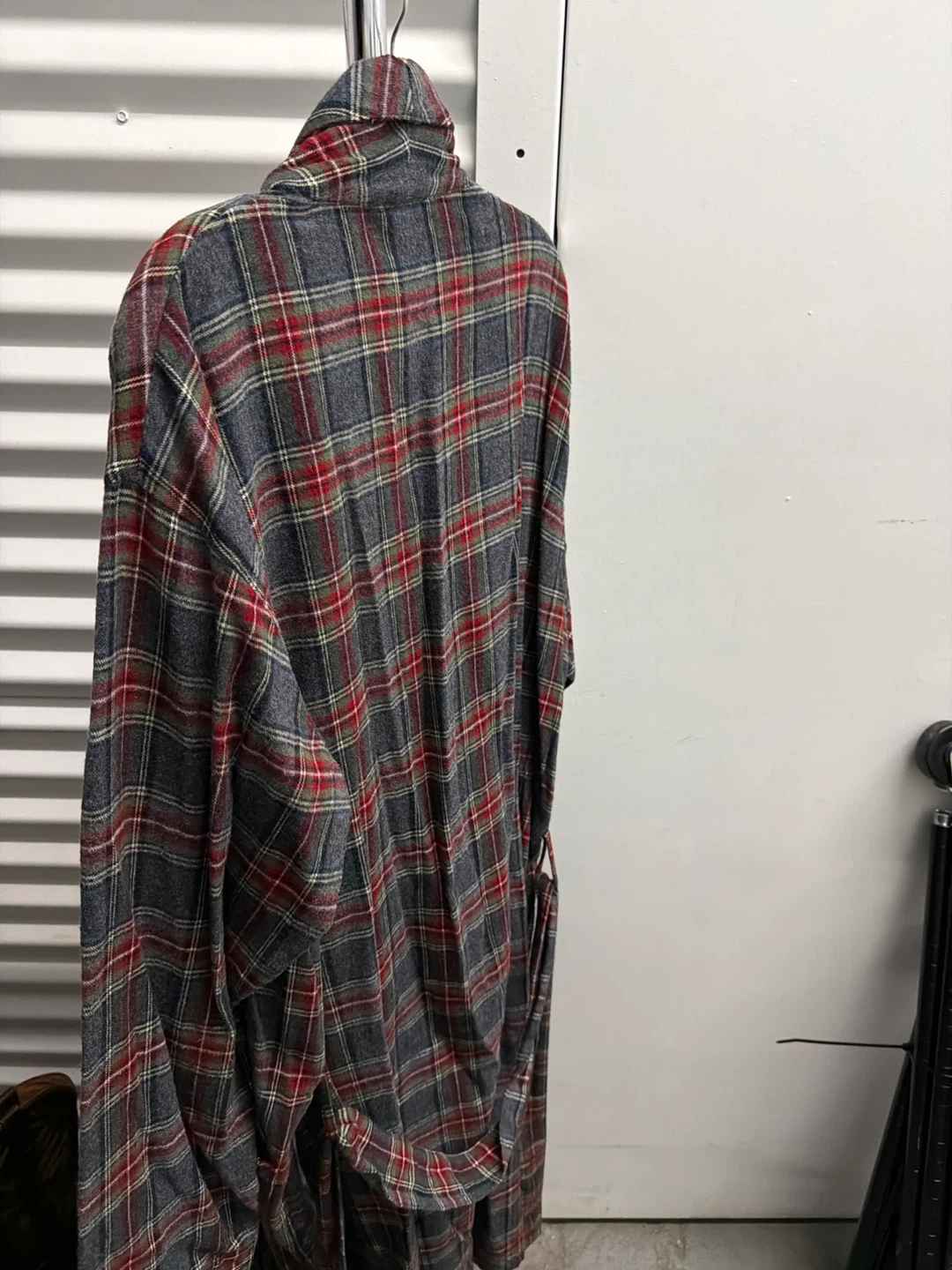 L.L.Bean Plaid Robe - 100% Cotton - Tall - photo 3