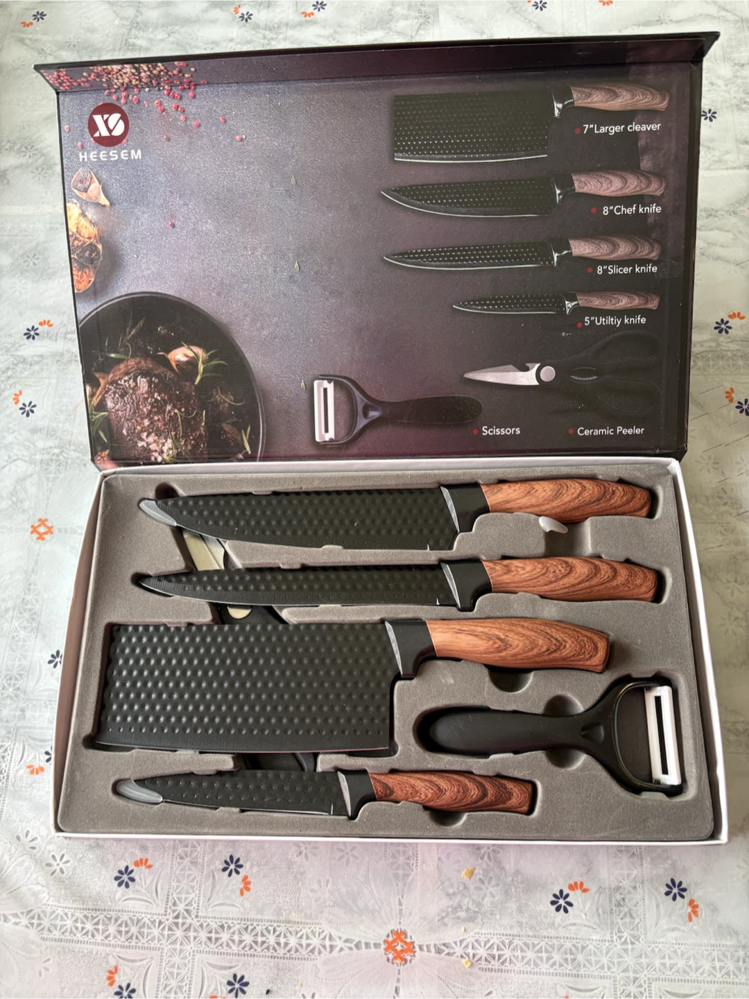 HEESEM 6-Piece Kitchen Knife Set - photo 2