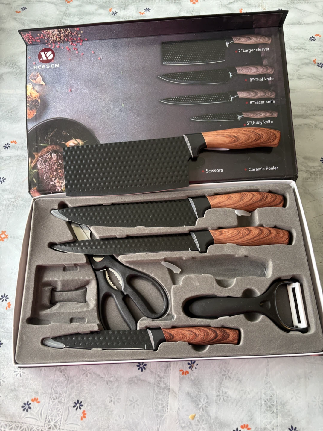 HEESEM 6-Piece Kitchen Knife Set - photo 3
