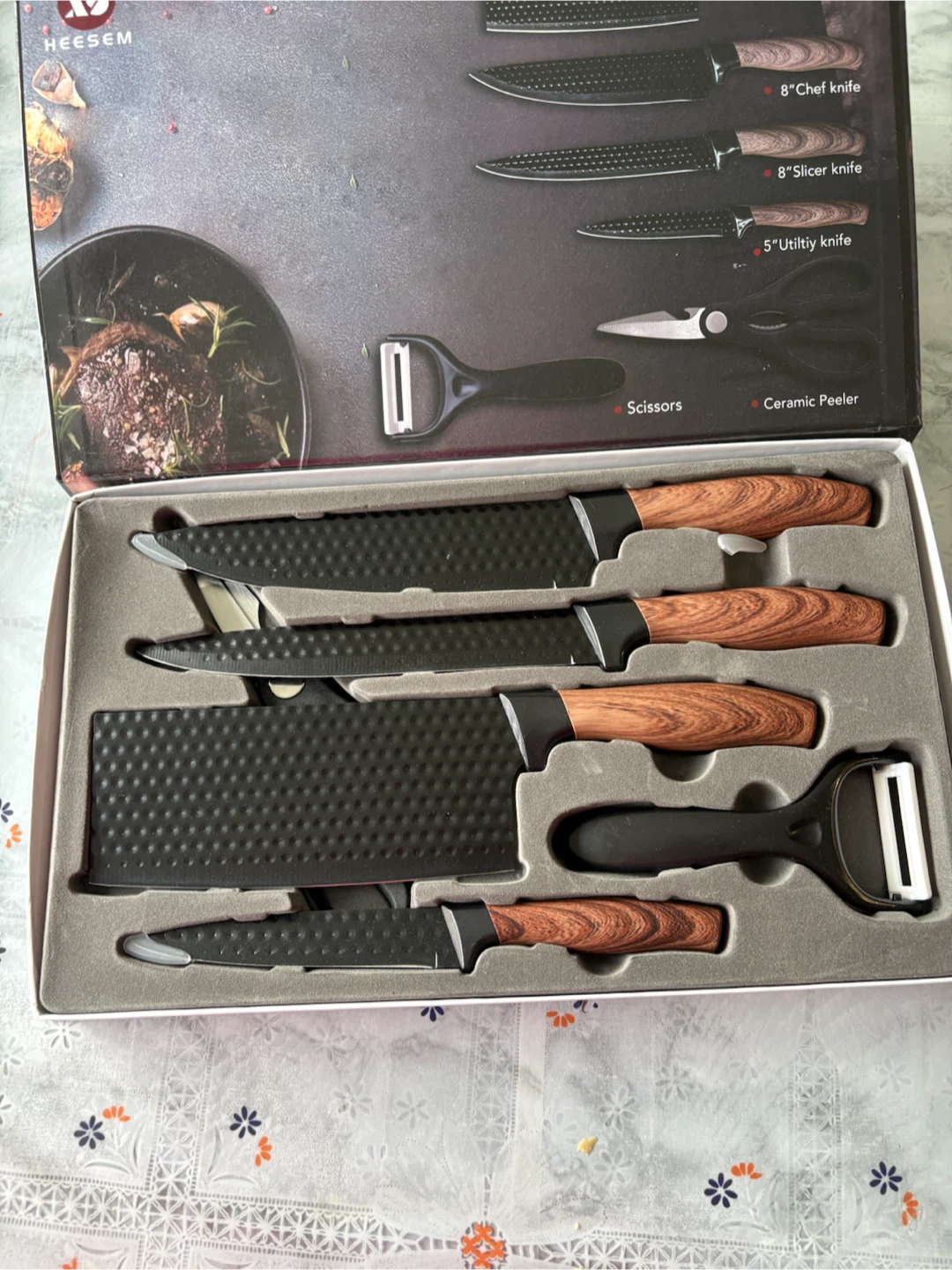 HEESEM 6-Piece Kitchen Knife Set - photo 5