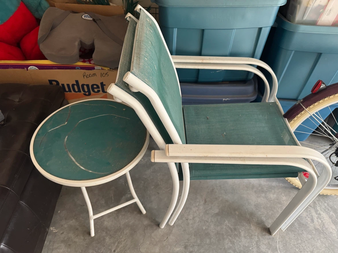 FREE Lawn chairs and table