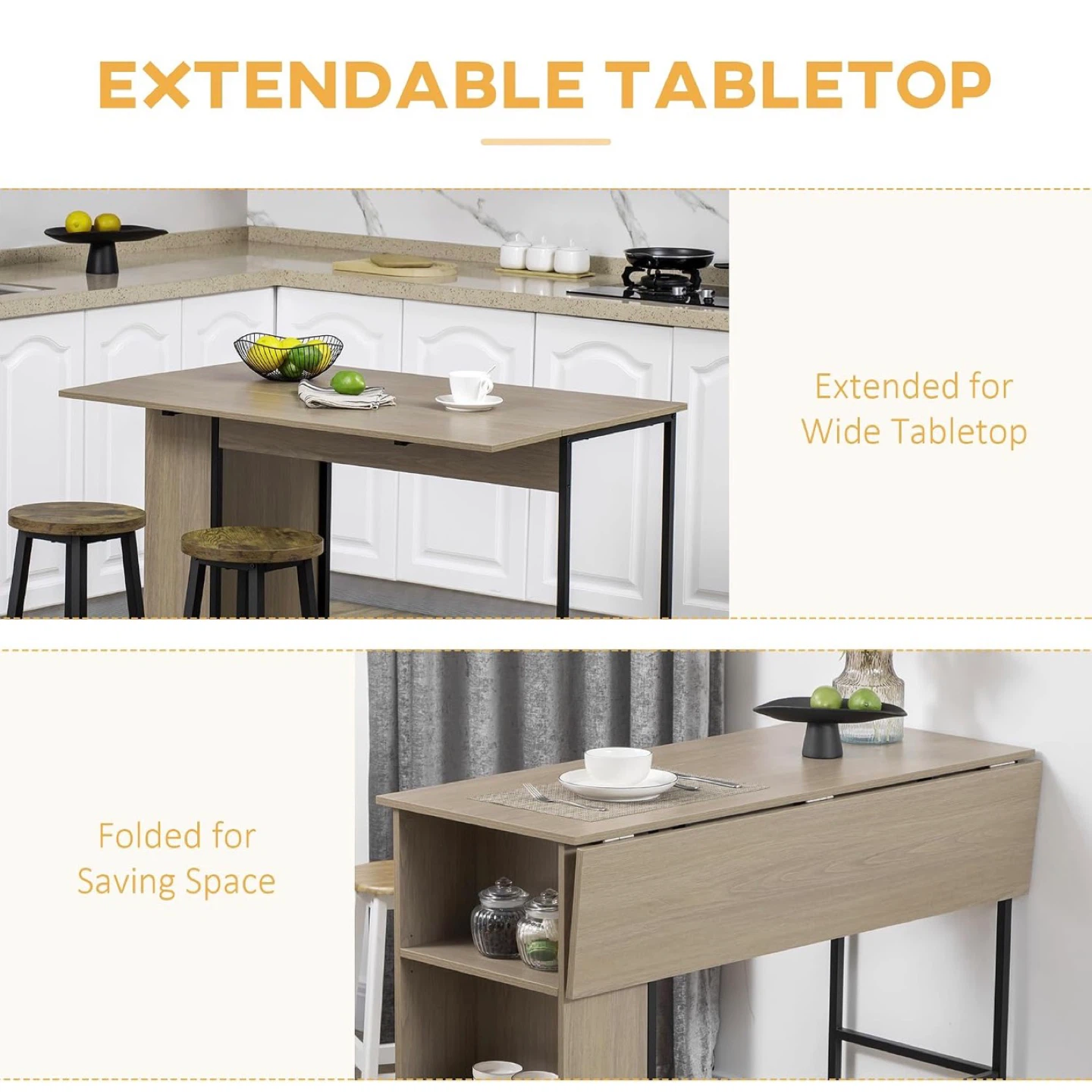 Extendable Table with Shelving - Pickup near CN tower - photo 4