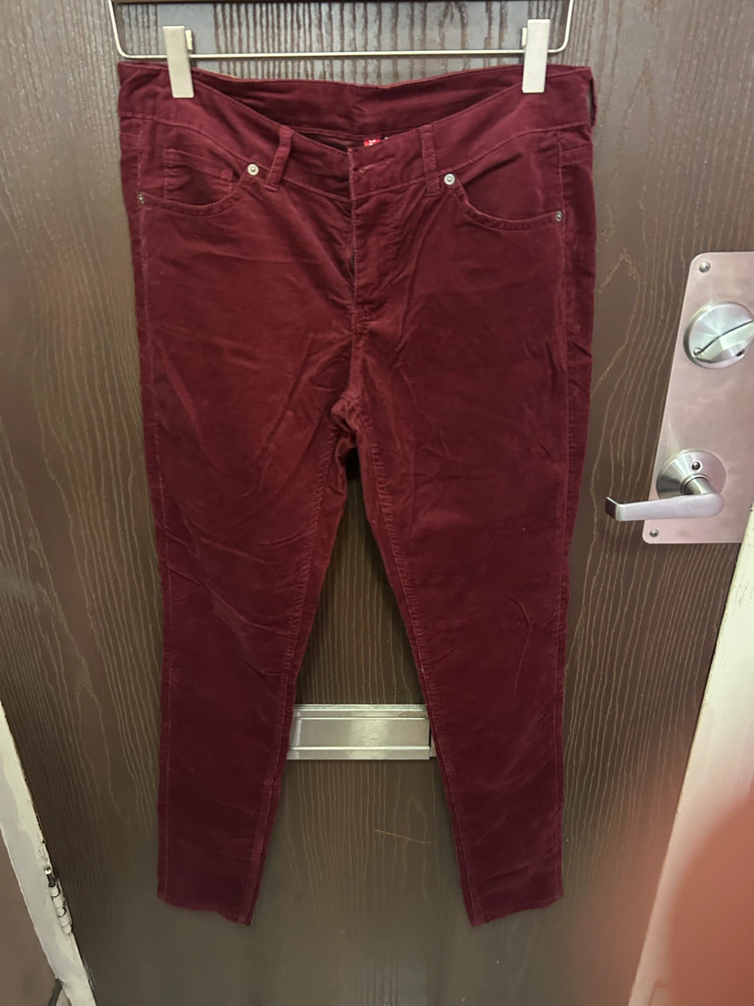 Burgundy Corduroy Pants