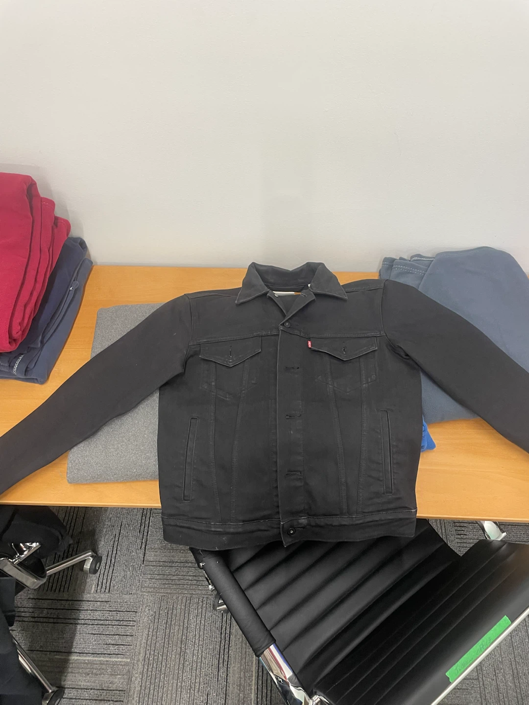 Levi's Black Denim Trucker Jacket