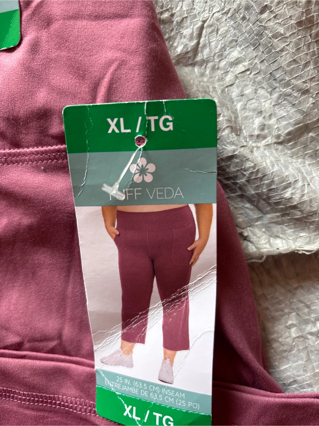 Tuff Veda XL/TG Pink Cropped Leggings - photo 2