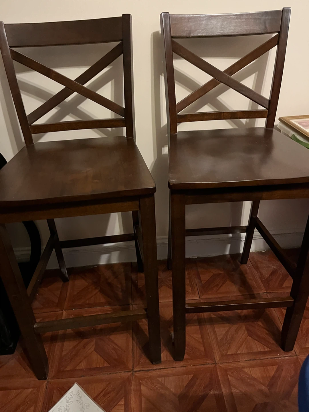 Wood bar stools
