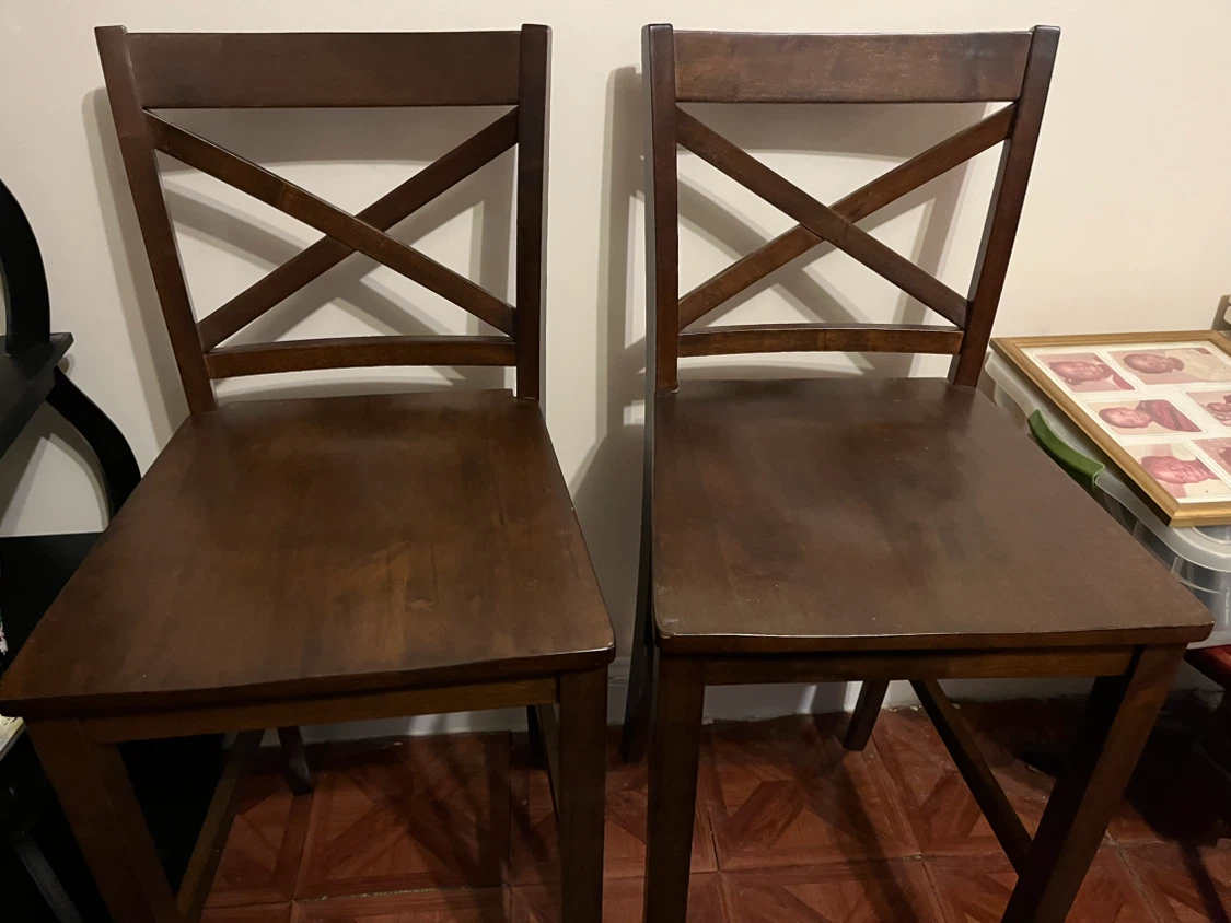 Wood bar stools - photo 2