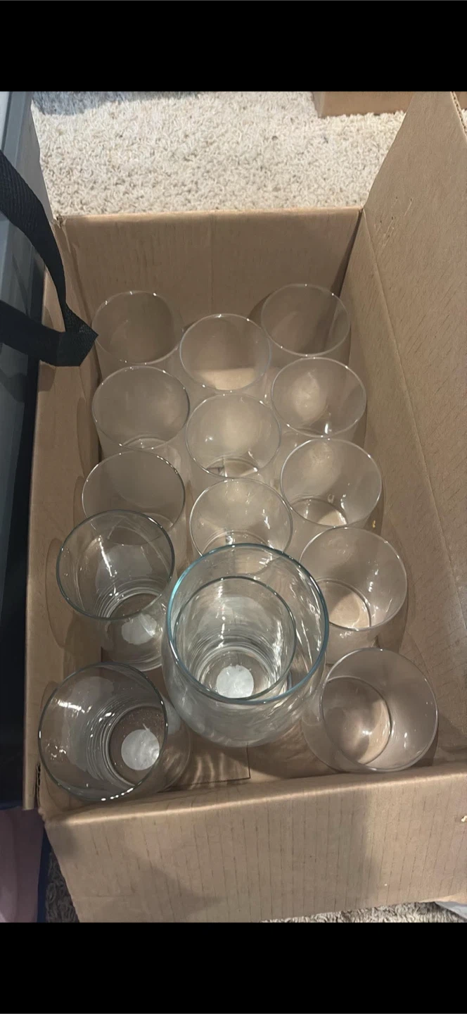 Wedding Decor Lot: , Tealights, String Lights, Vases & Ring Bell