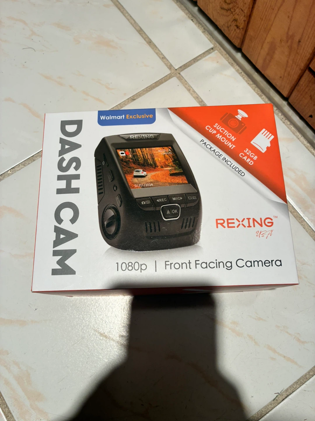 Rexing USA Dash Cam - 1080p Front Facing Camera