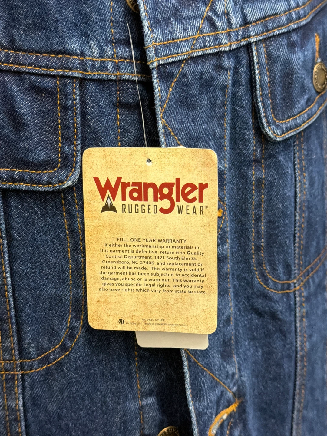 Wrangler Rugged Wear Denim Jacket XL/XG/TG - photo 2