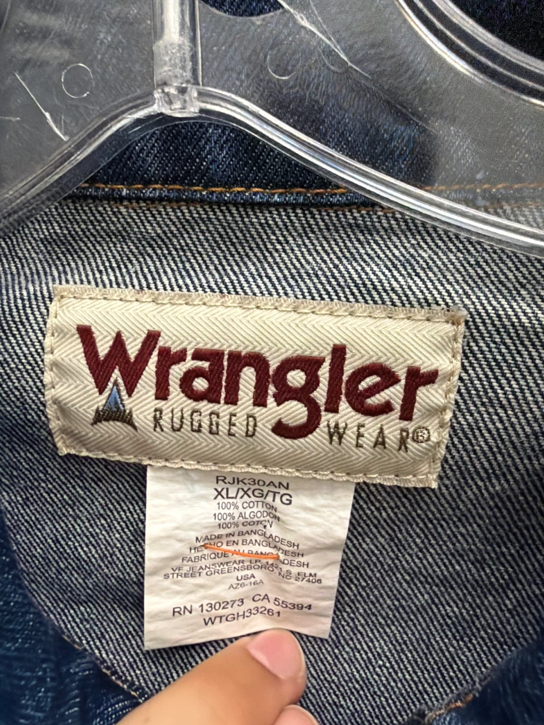 Wrangler Rugged Wear Denim Jacket XL/XG/TG - photo 3