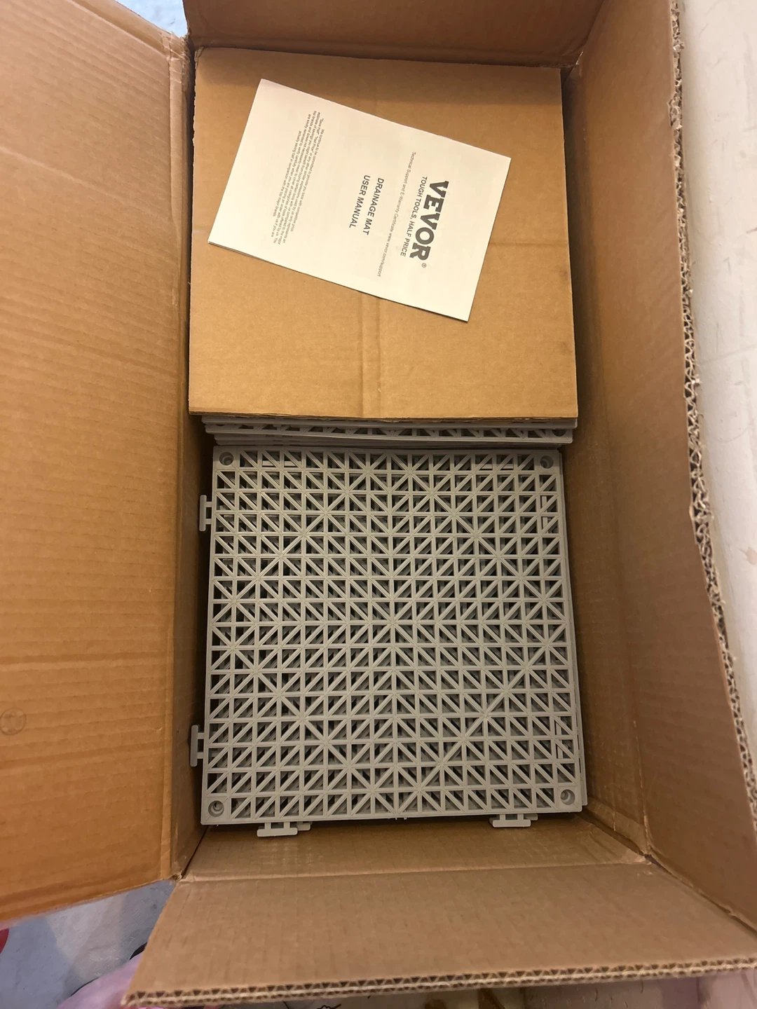 VEVOR Drainage Mat 30"x30"