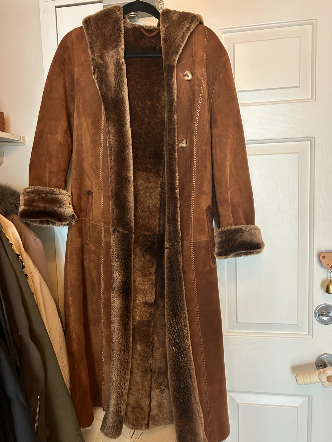 Genuine Shearling Sheepskin Coat