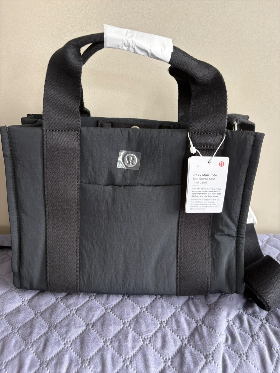 Lululemon Boxy Mini Tote Bag Black - photo 2