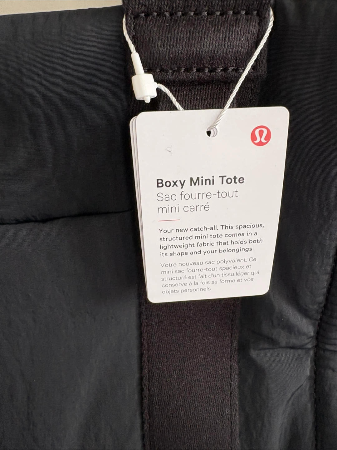 Lululemon Boxy Mini Tote Bag Black - photo 3