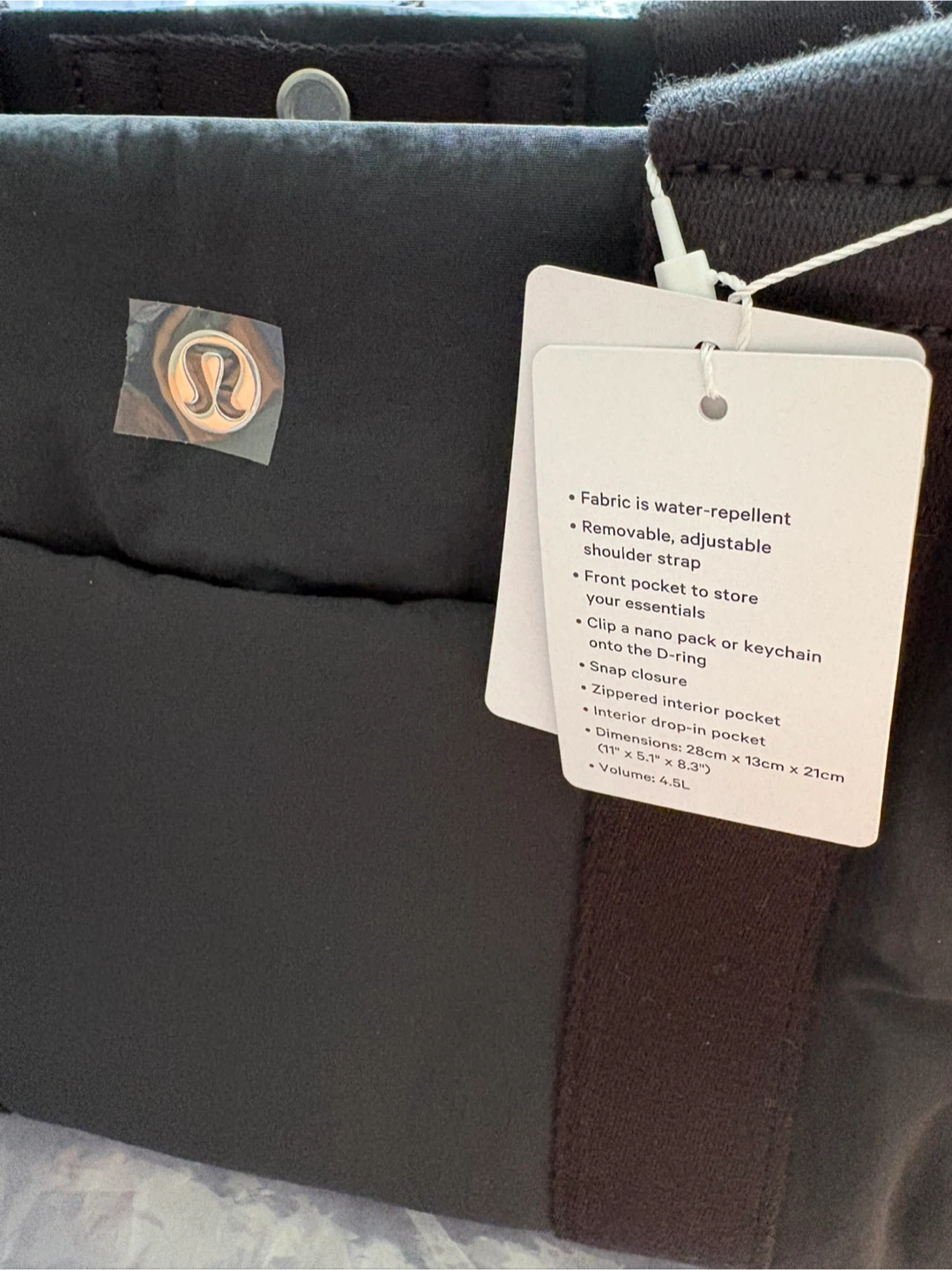 Lululemon Boxy Mini Tote Bag Black - photo 4
