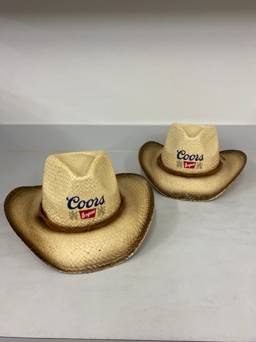Coors Original Straw Cowboy Hat