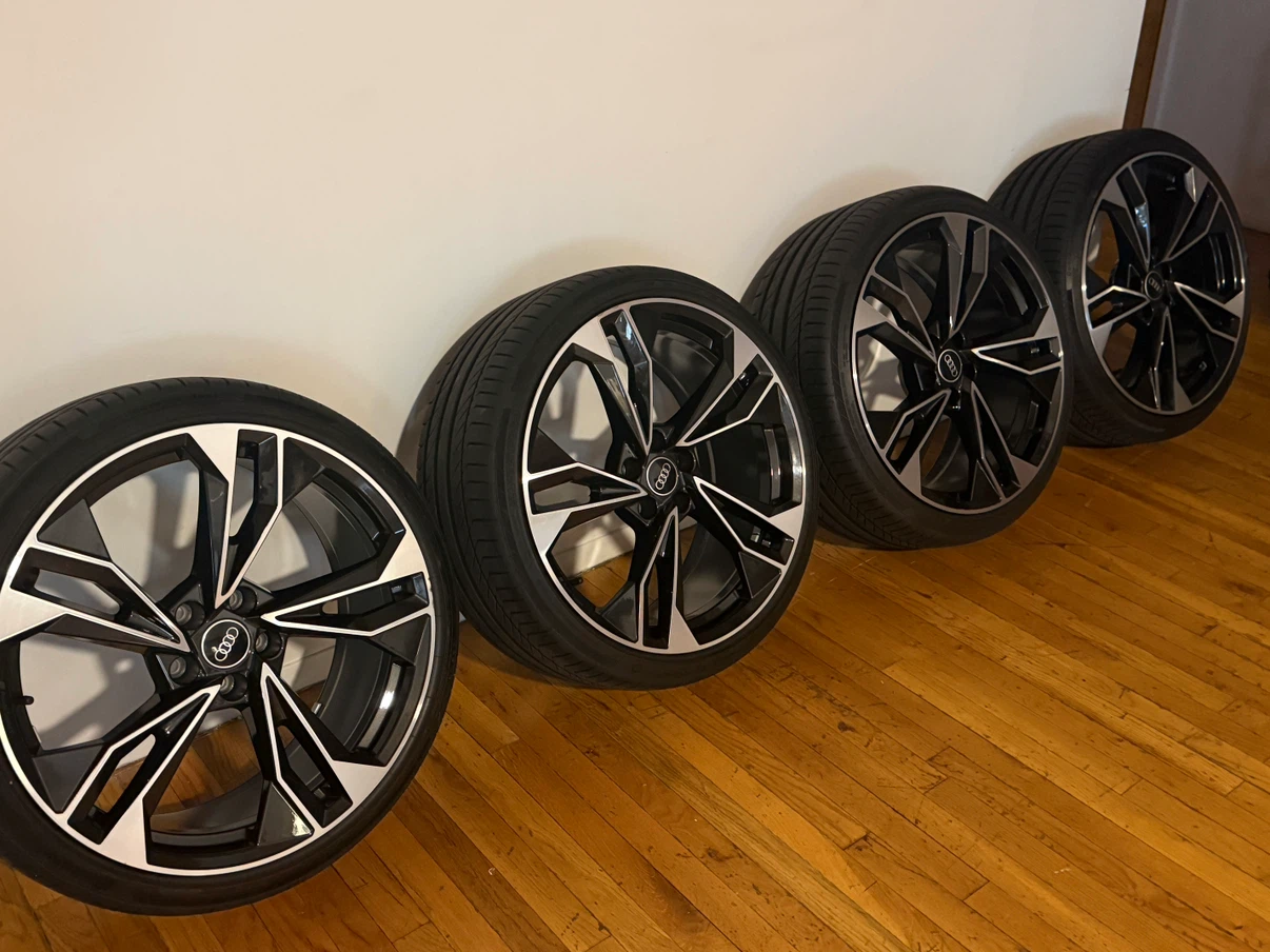 4x MINT AUDI SPORT Black Optic 20" & Conti 5P - photo 2