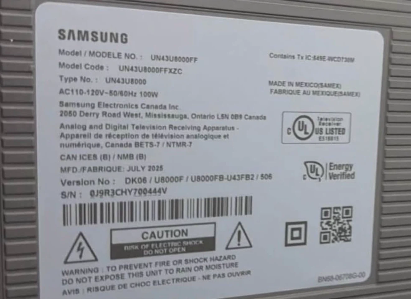 Samsung UN43U8000 43inch" Smart TV - photo 2