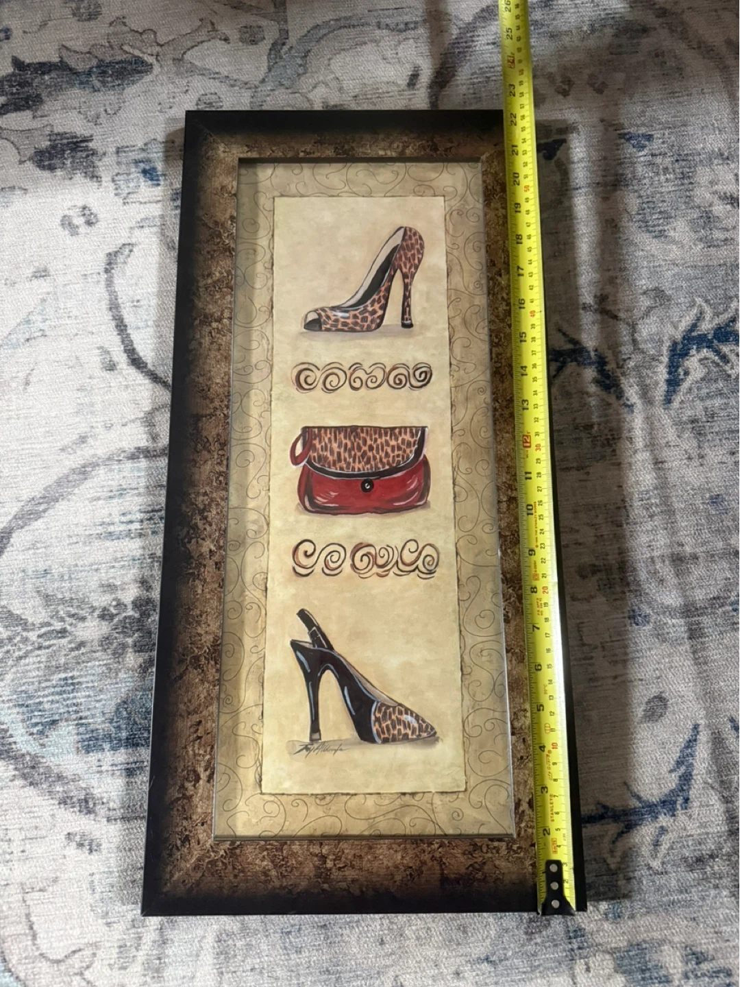 Leopard Print Heels and Purse Wall Art - photo 2
