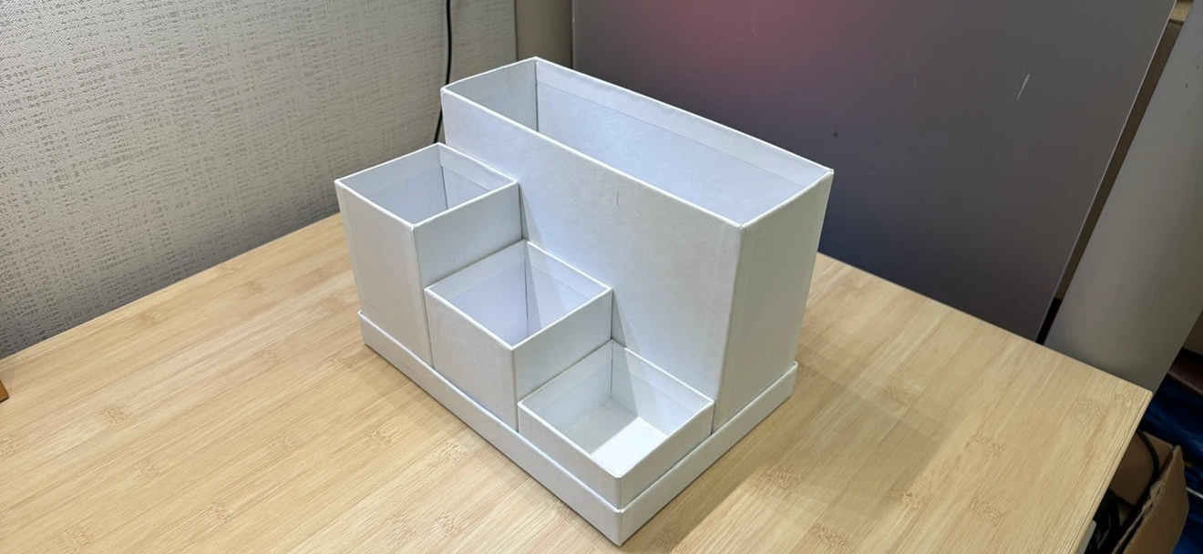 White tiered desk organizer - photo 2