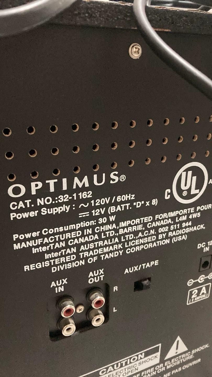 Optimus Karaoke Machine with Dual Cassette Decks - photo 2