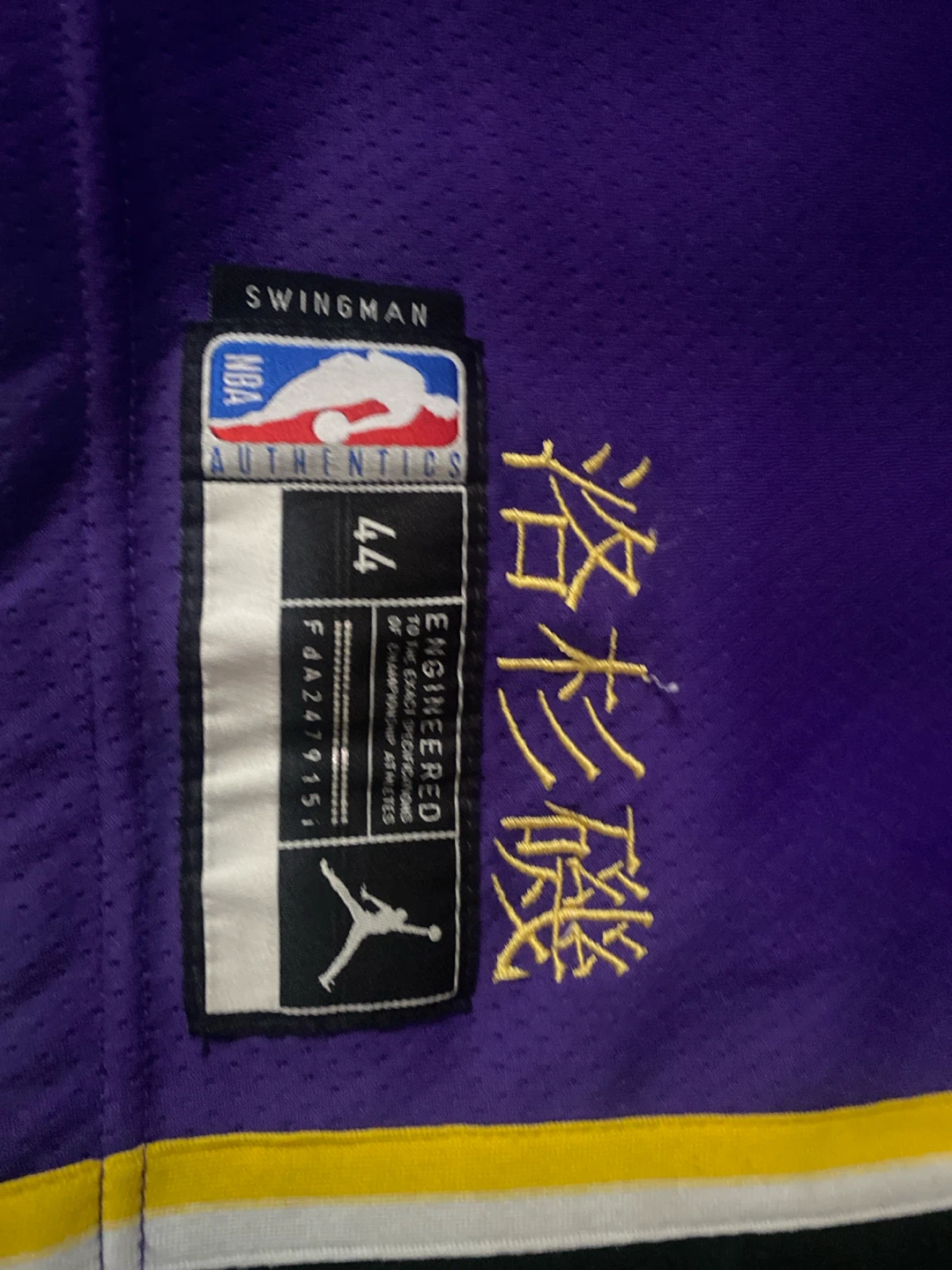 Los Angeles Lakers LeBron James #23 Swingman Jersey - photo 3