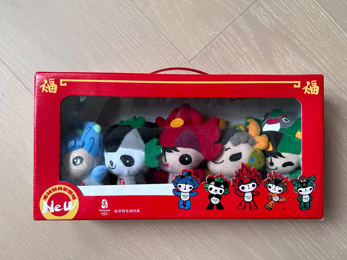 Beijing 2008 Olympic Mascots Plush Toy Set