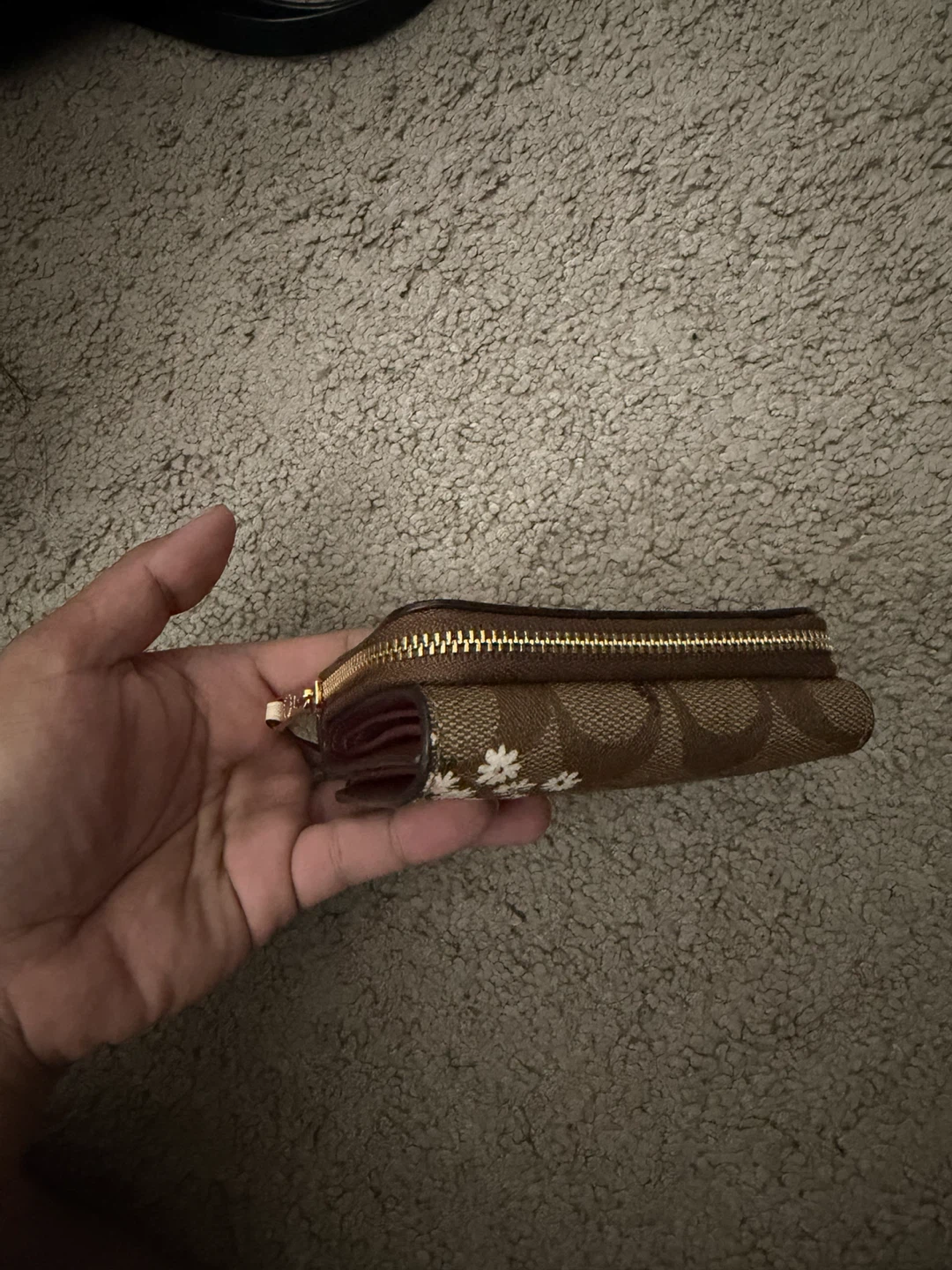 Coach Floral Print Trifold Wallet - photo 2