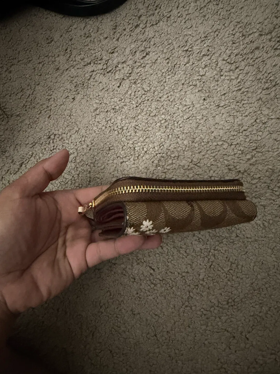 Coach Floral Print Trifold Wallet - photo 2