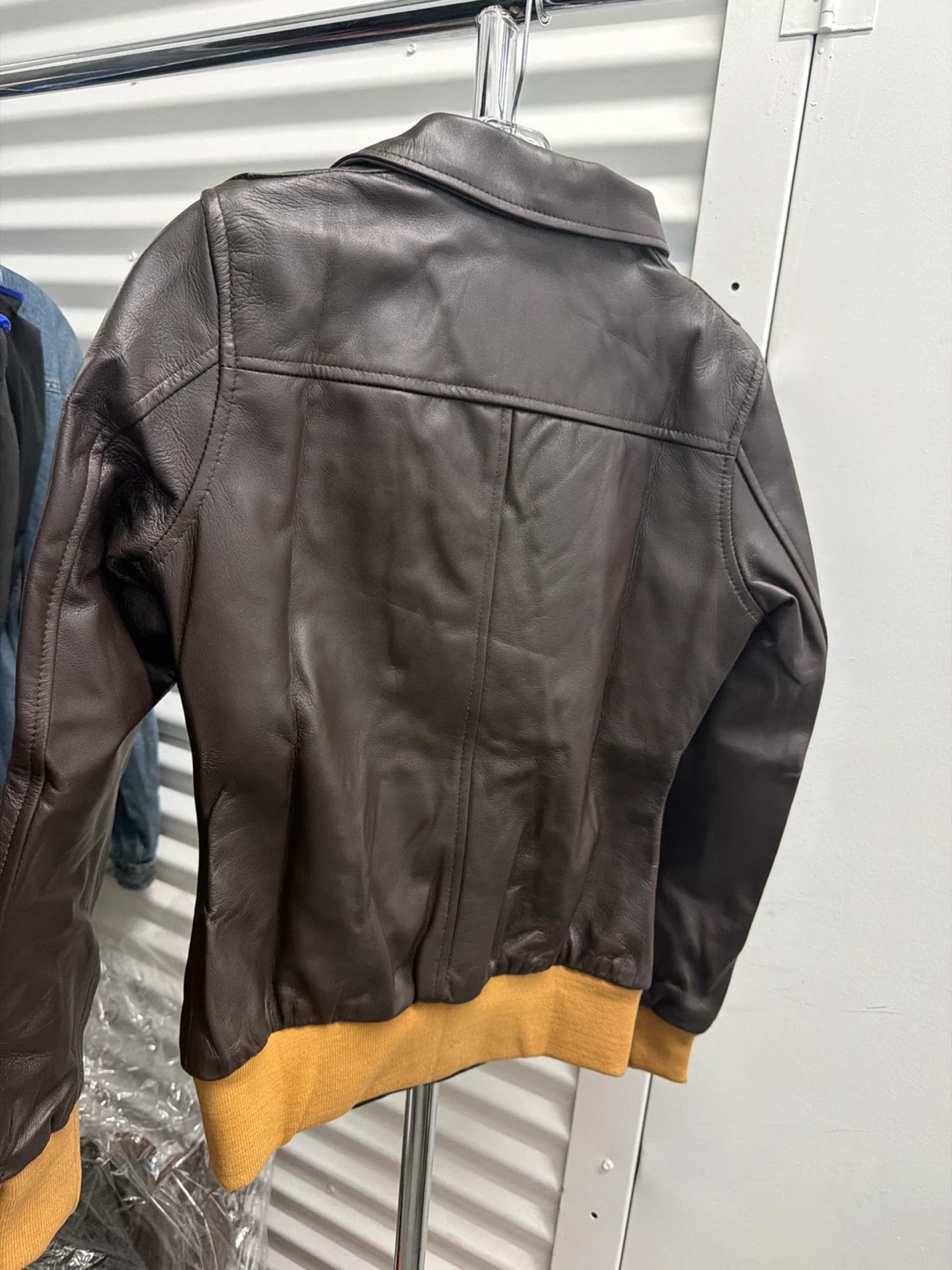 Paragon Jackets Brown Leather Bomber Jacket - photo 3