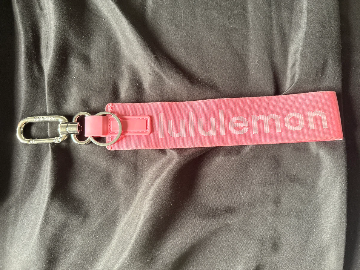 Lululemon Pink Keychain Strap