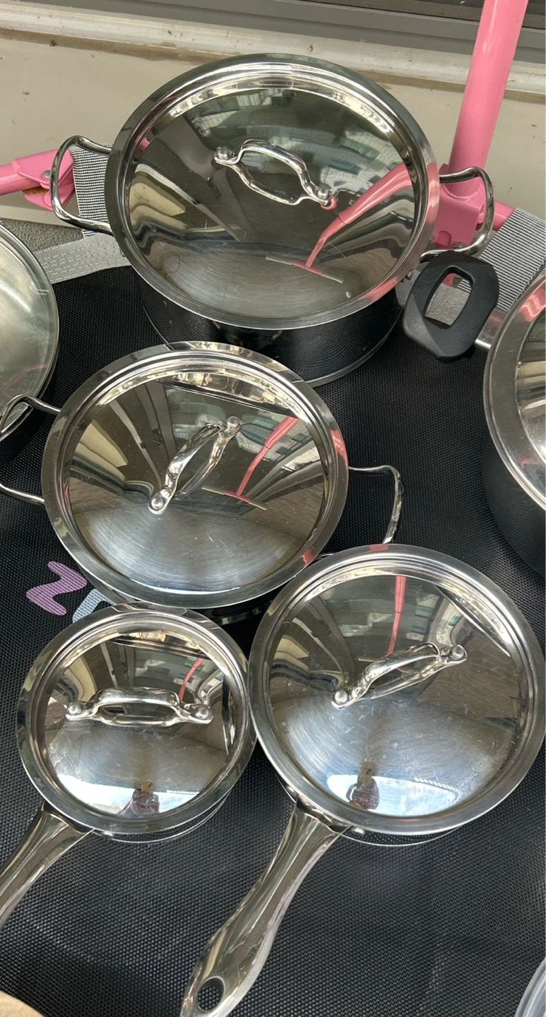 Stainless Steel Pot and Pan Set