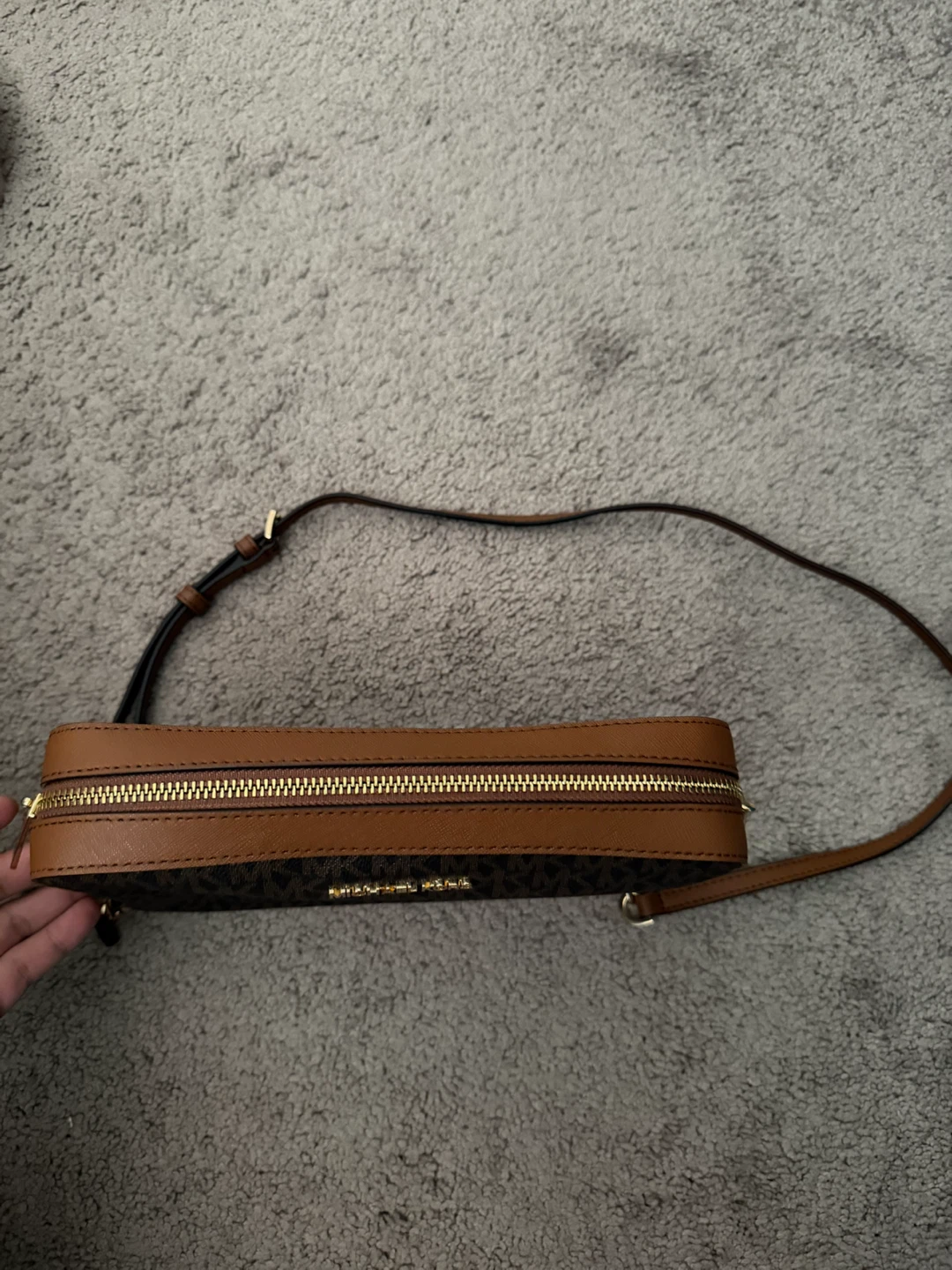 Michael Kors Brown Signature Logo Camera Bag - photo 3