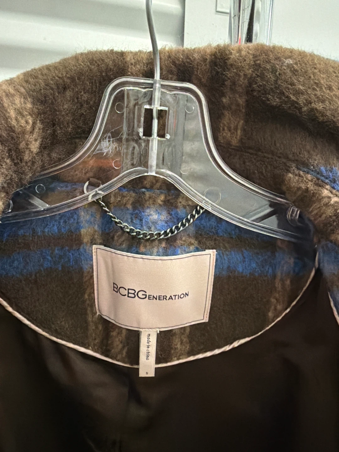 BCBGMAXAZRIA Plaid Wool Blend Coat - photo 2