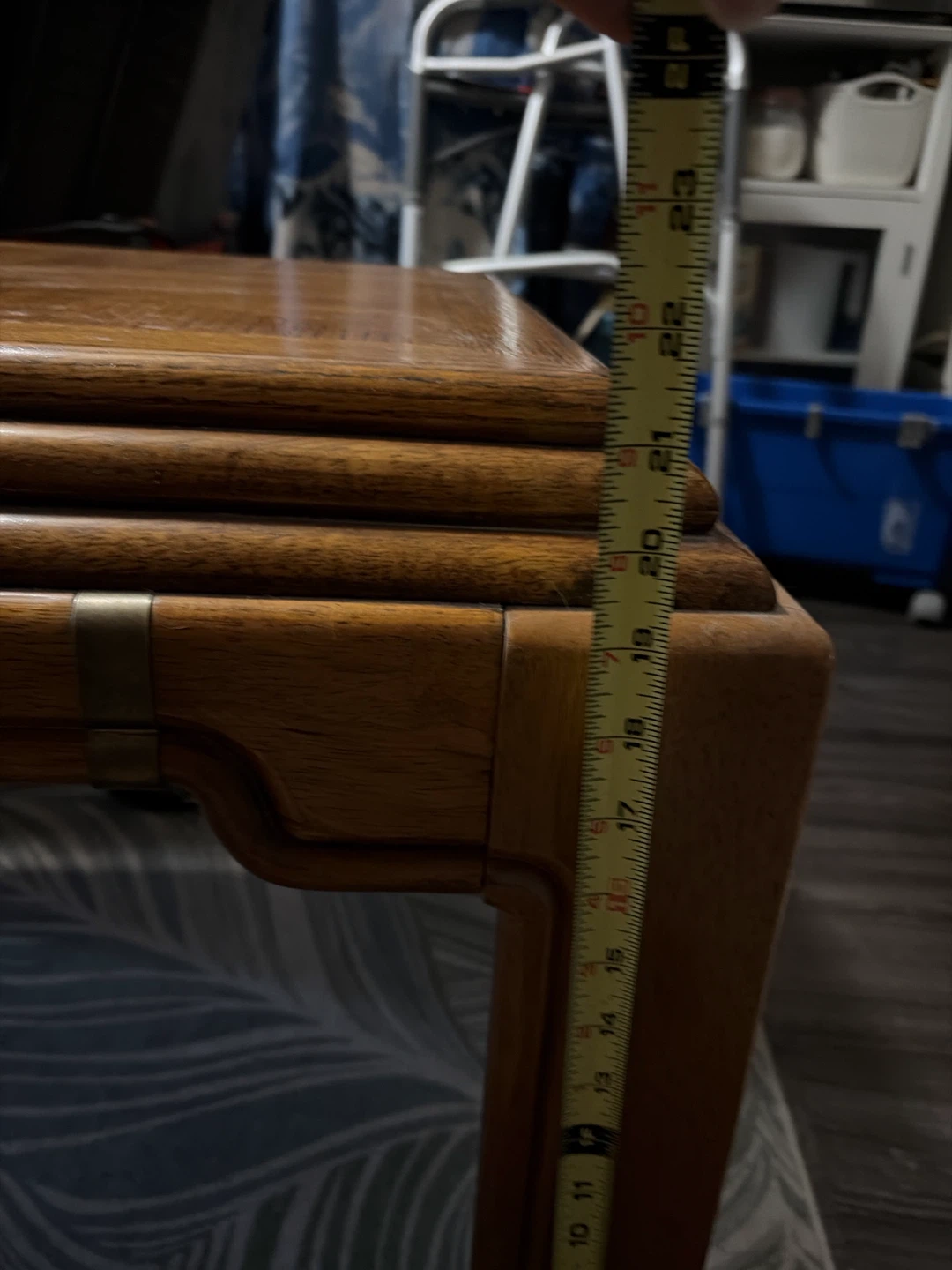 Oak End Table - photo 2