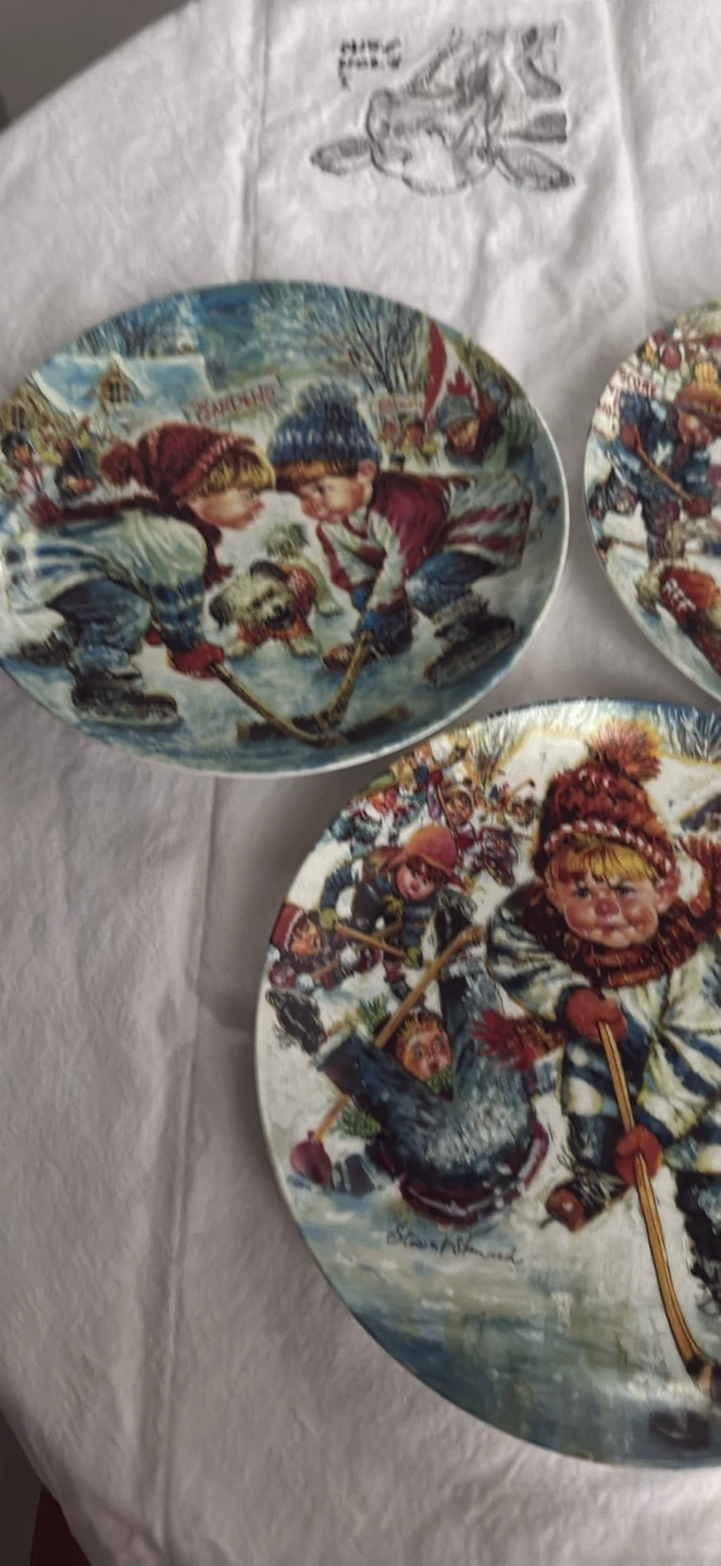 Stewart Sherwood collectors hockey plates - photo 3