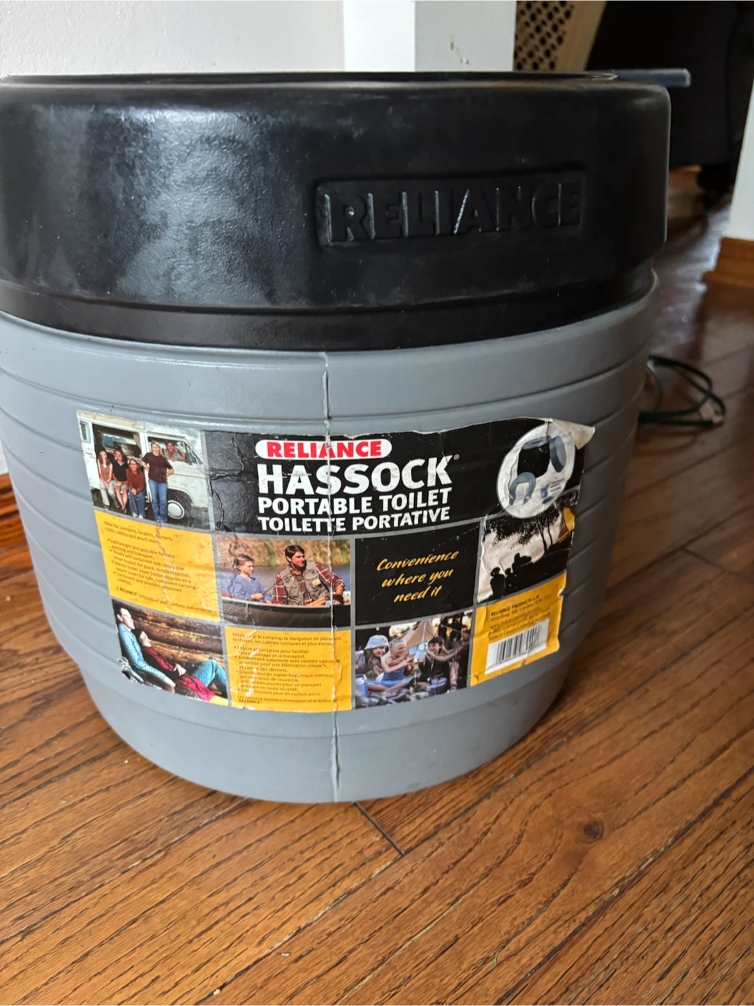 Reliance Hassock Portable Toilet