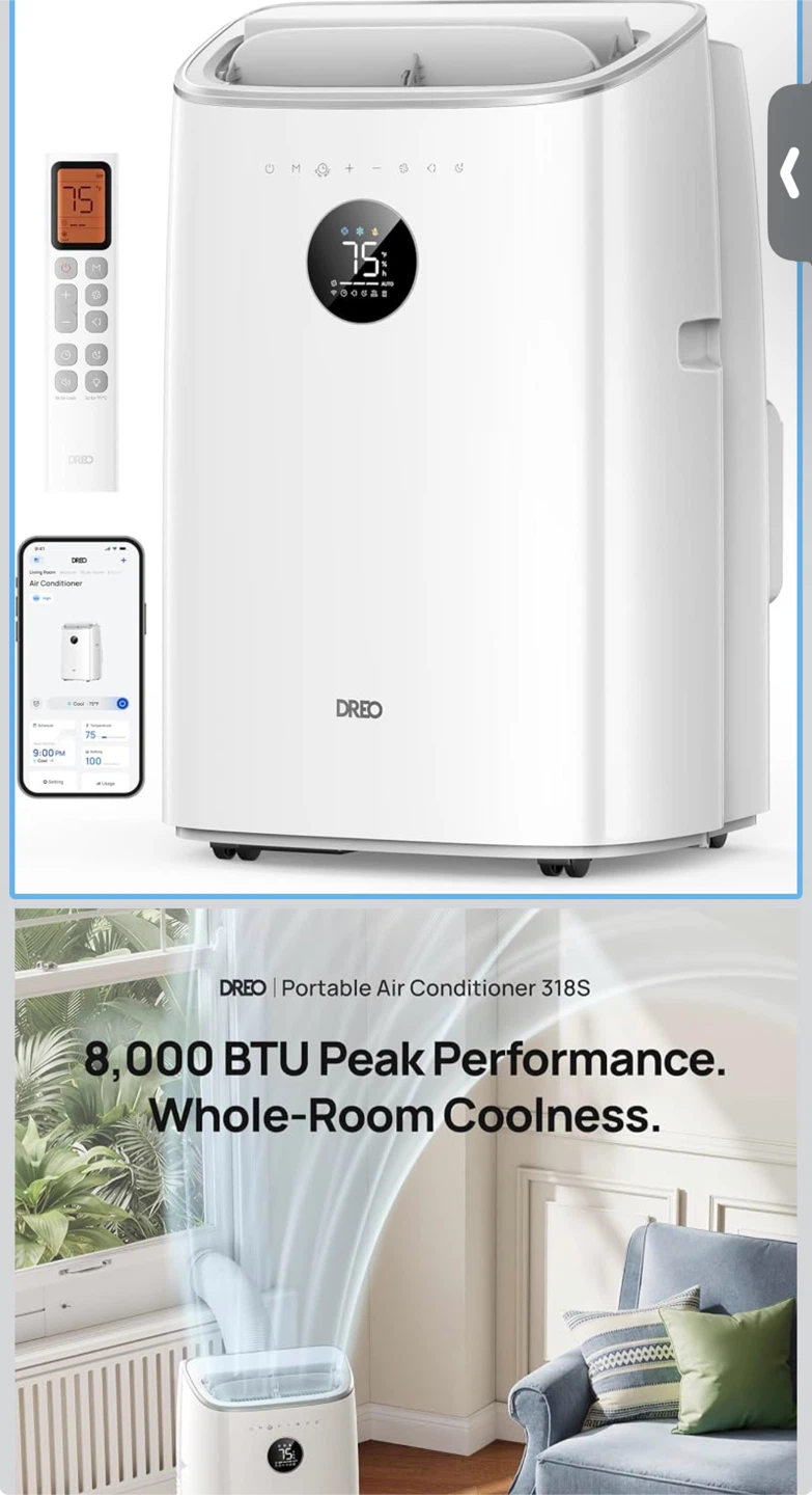 Dreo Portable Air Conditioner 318S