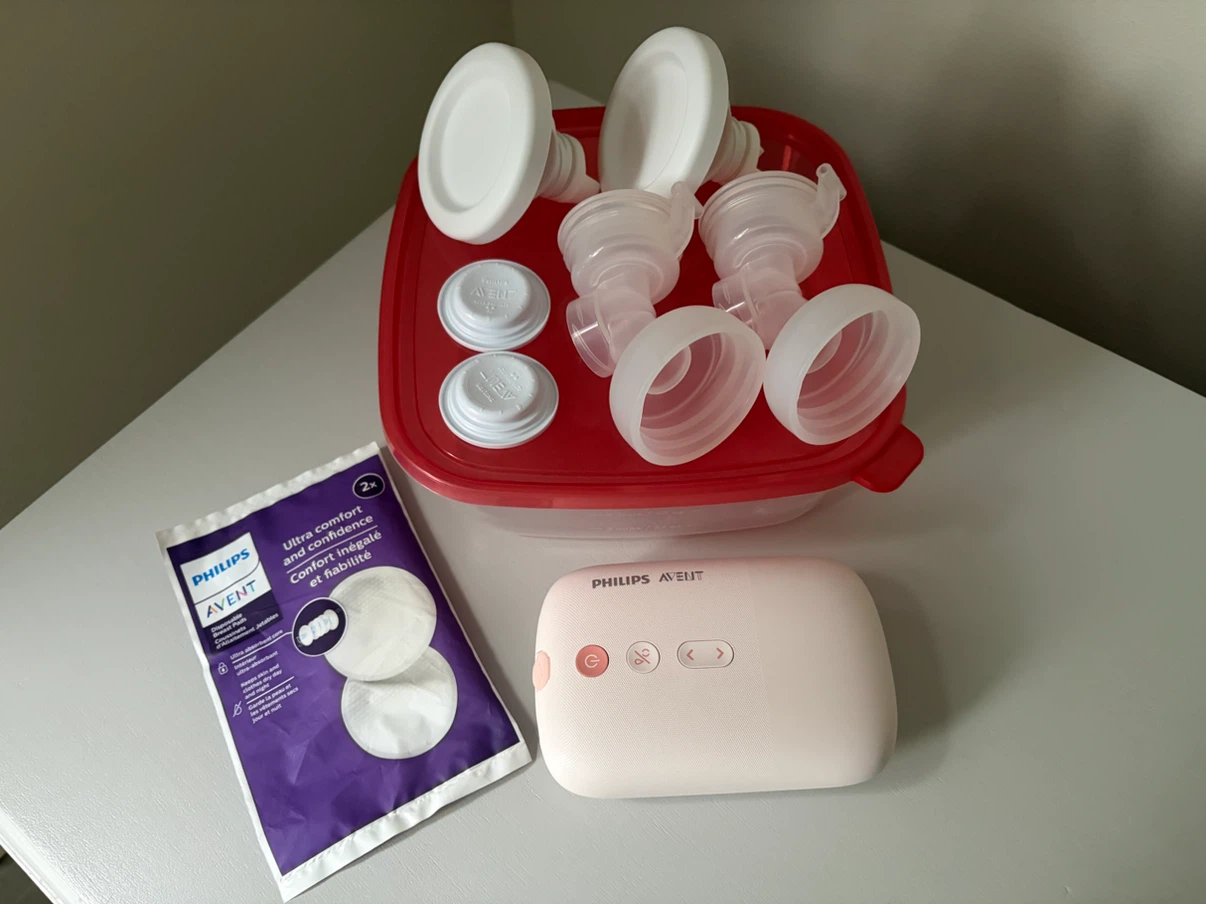 Philips Avent Double Electric Breast Pump and Breast Pads