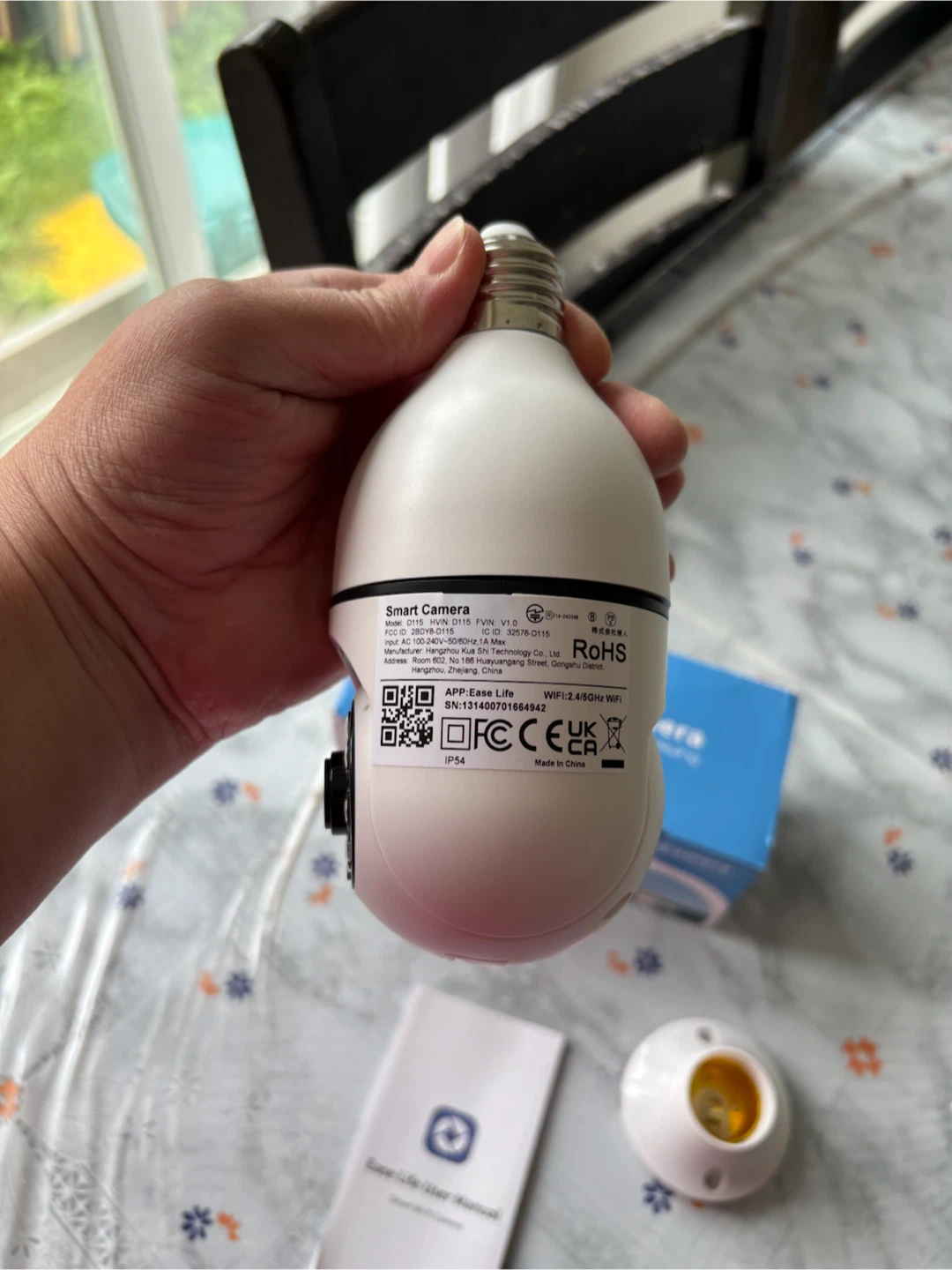 WiFi Light Bulb Smart Security Camera - photo 3