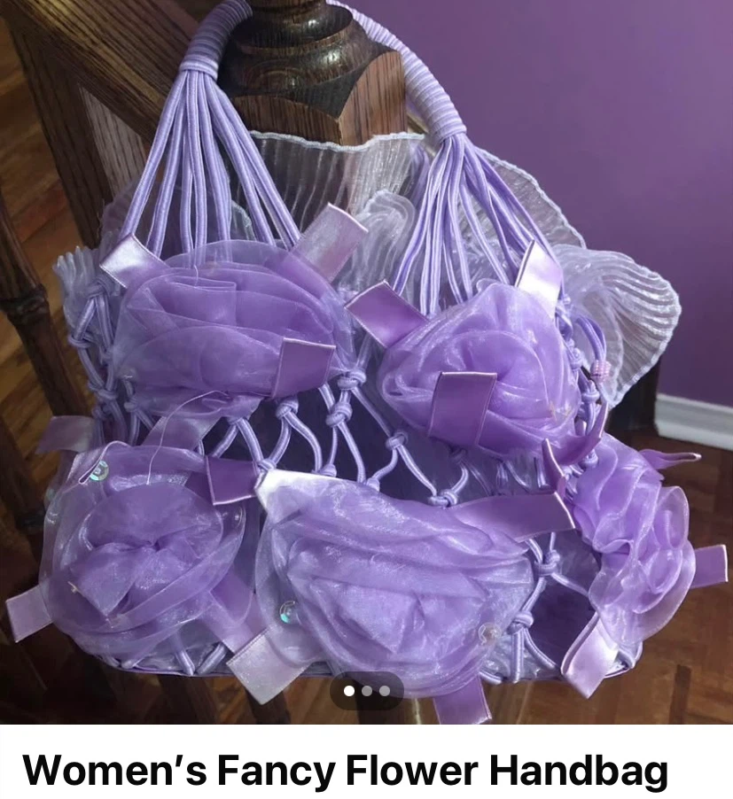 Women's Fancy Flower Handbag