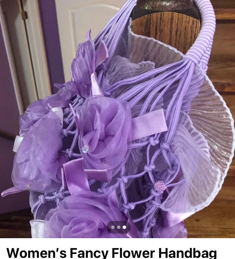 Women's Fancy Flower Handbag - photo 2