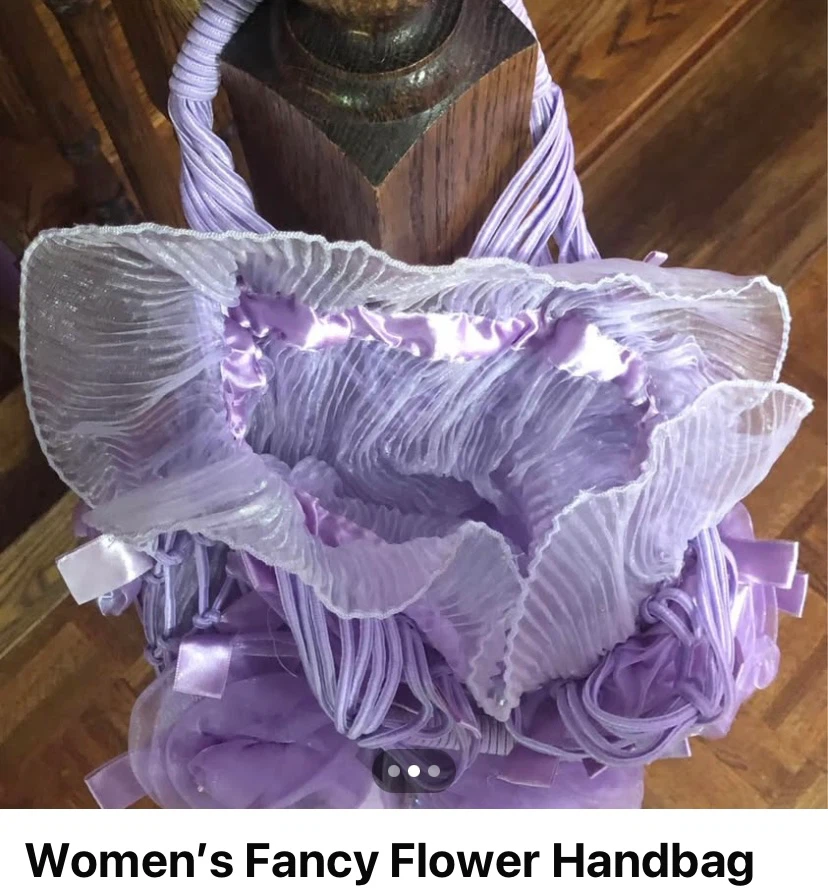 Women's Fancy Flower Handbag - photo 3