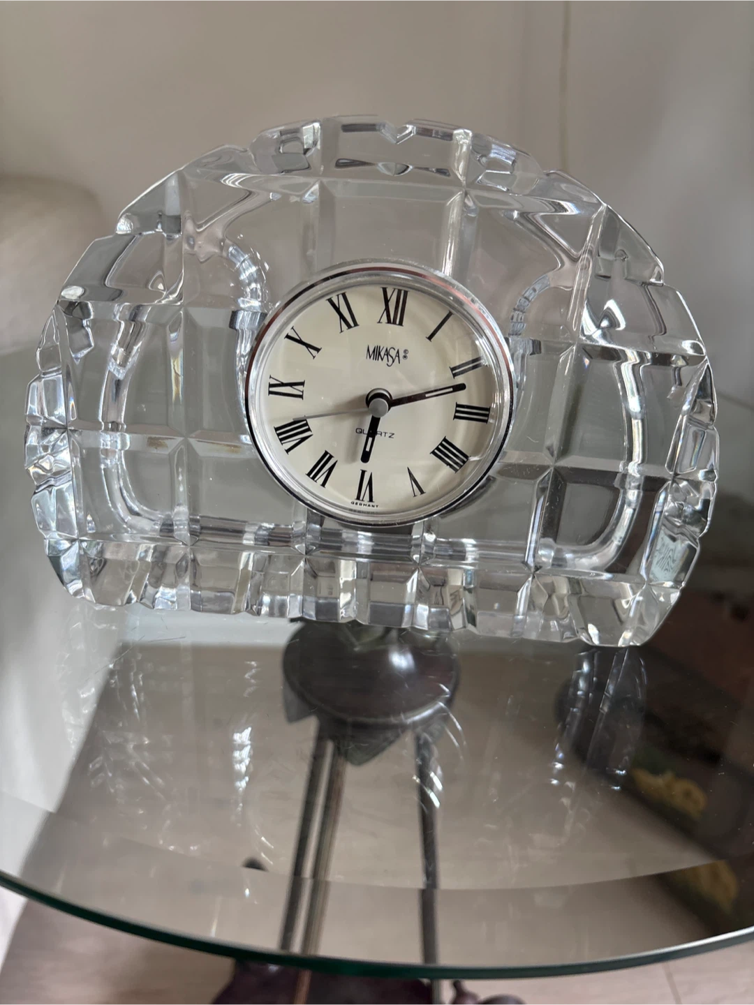 Mikasa Crystal Quartz Clock - photo 2